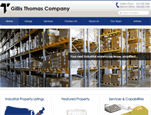 Tablet Screenshot of gillisthomas.com